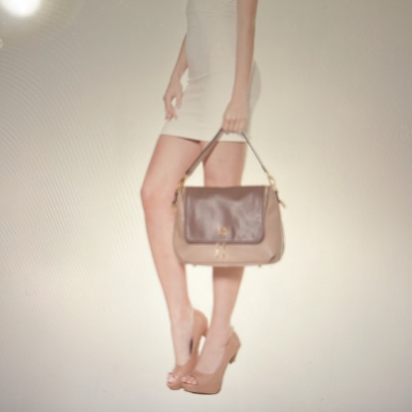 Segolene En Cuir Two Tone Shoulder/Crossbody Bag - Picture 3 of 14